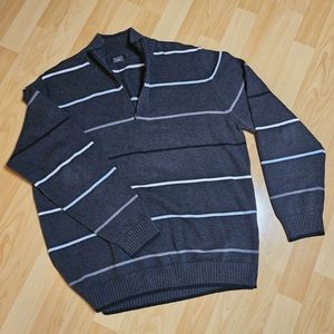 Size L, grey blue, sweater